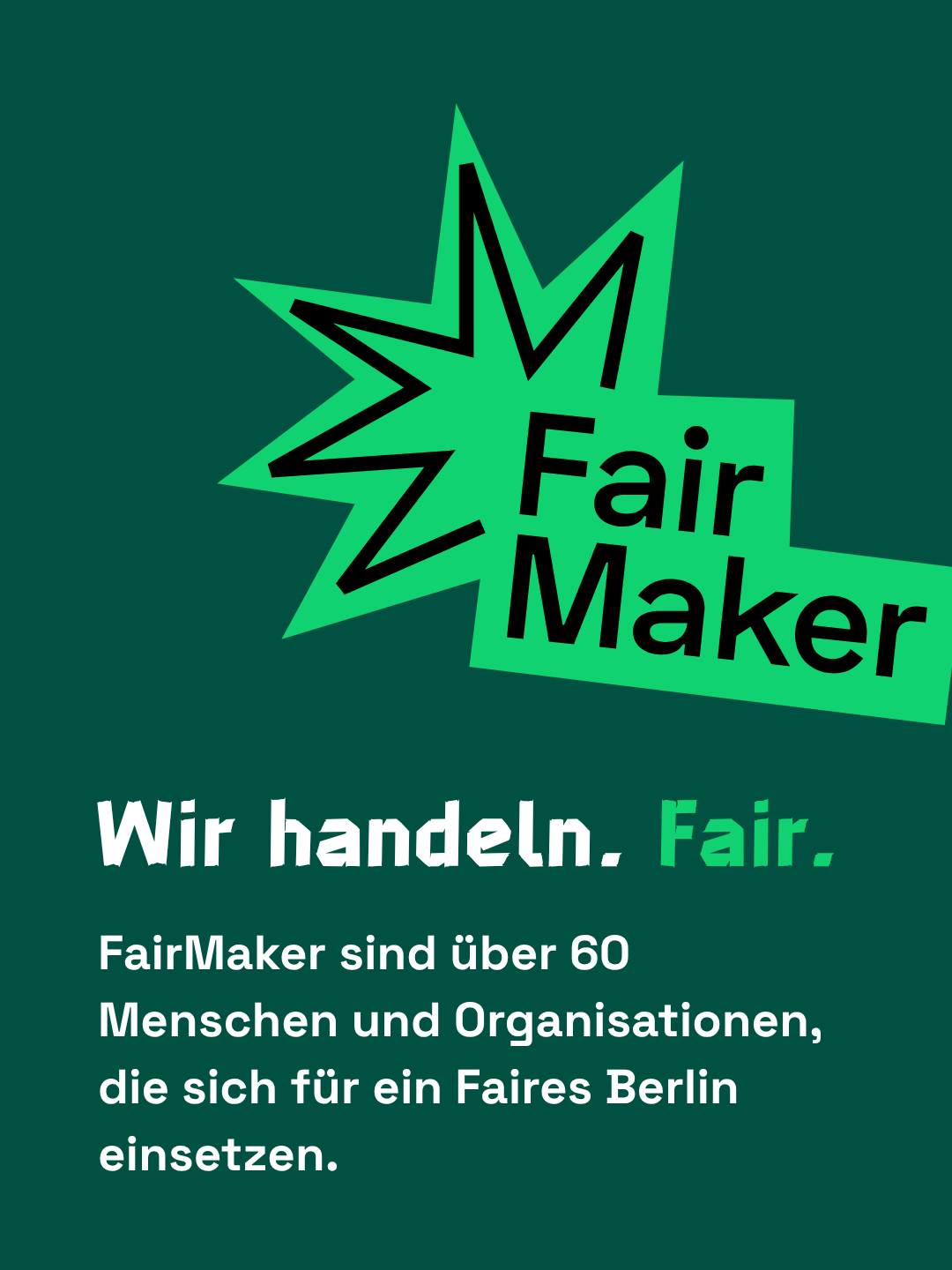 Fair Maker Kampagne DBV Charlottenburg